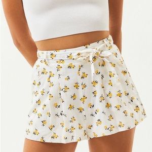 LA Hearts Tie Waist Shorts